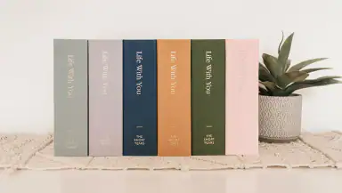 The Short Years Baby Book header