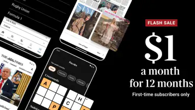 The Times: UK & World News header