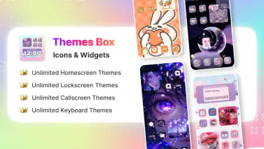 Themes Box: Icons & Widgets header