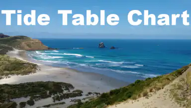 Tide Table Chart header