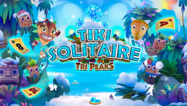 Tiki Solitaire TriPeaks header