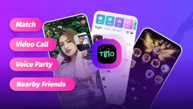 Timo - Chat Near & Real Friend header