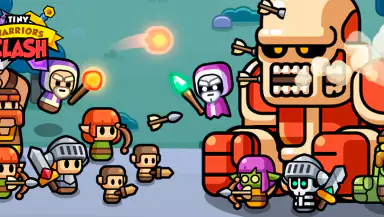 Tiny Warriors Rush - Idle TD header