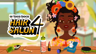 Toca Boca Hair Salon 4 NETFLIX header