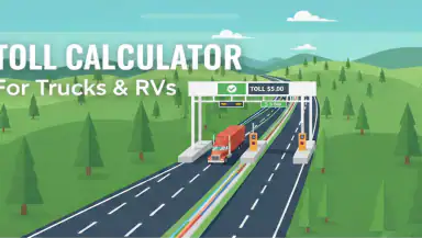 Toll Calculator GPS Navigation header
