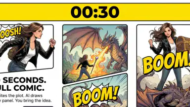 Toonly: AI Story & Comic Maker header