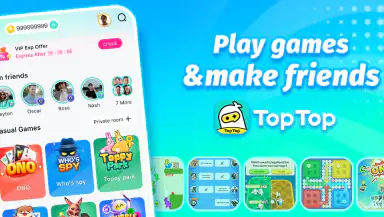 TopTop : Games & Chat header