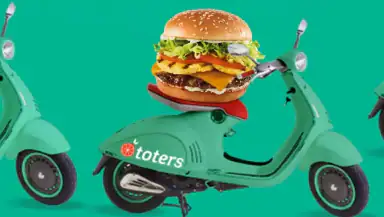 Toters: Food Delivery & More header