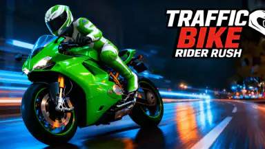 Traffic Bike Rider Rush header