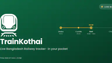 TrainKothai - BD Train Tracker header