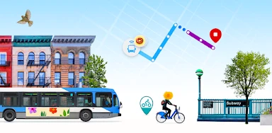 Transit • Subway & Bus Times header