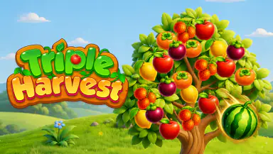 Triple Harvest™: 3D Match Game header
