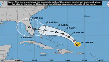 Tropical Hurricane Tracker header