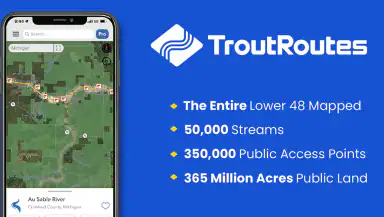 TroutRoutes: Trout Fishing App header