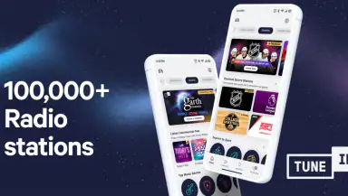TuneIn Radio: Music & Sports header
