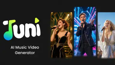 Tuni: AI Music Video Maker header