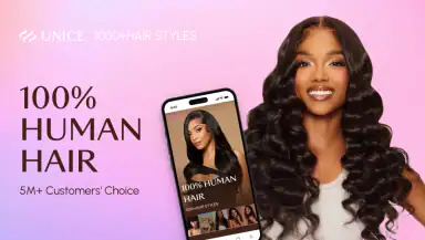 UNice: Wigs & Hair Bundles header