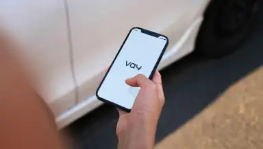 Vay - rent a car by the minute header