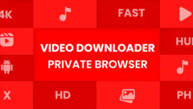 Video Downloader & Player Home header