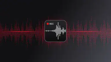 Voice Recorder & Transcriber header