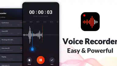 Voice Recorder & Voice Memos header
