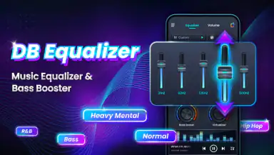 Volume Bass Booster, Equalizer header