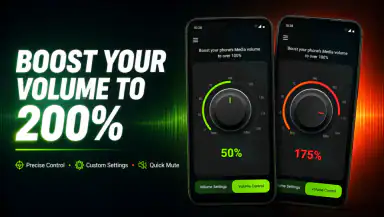 Volume Booster – Audio Center header