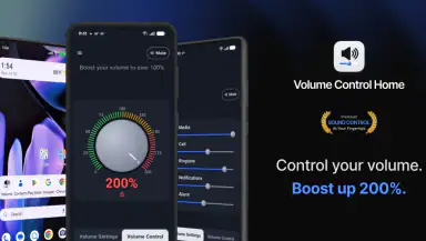 Volume Control Home header