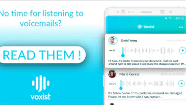 Voxist: read your voicemail header