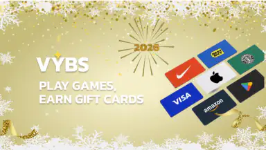 VYBS: Play & Earn Rewards header
