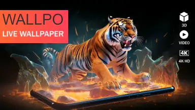 Wallpo: 3D live wallpaper header