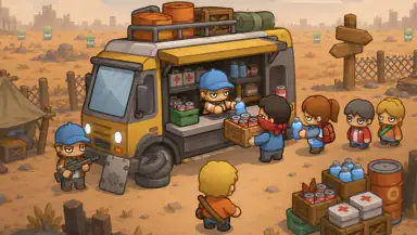 Wasteland Trade: Idle Zombie header