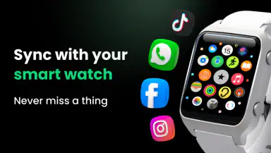 Watch Sync App - BT Notifier header