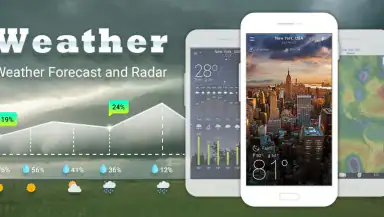Weather app header