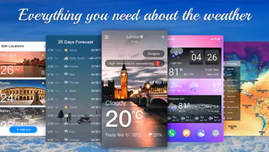Weather app - Radar & Widget header