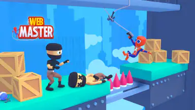 Web Master: Stickman Superhero header