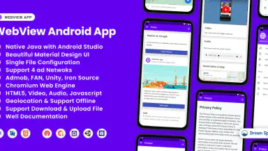 WebView Android App header