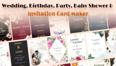 Wedding Invitation Maker App header