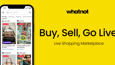 Whatnot: Shop, Sell, Connect header