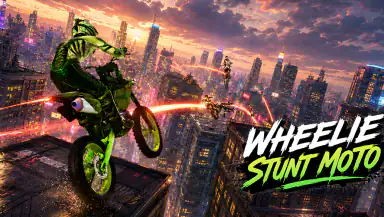 Wheelie Stunt Moto 3D header