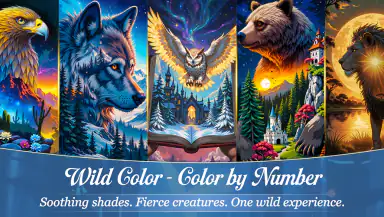 Wild Color - Paint by Number header