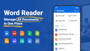Word Reader - Docx/PDF Viewer header