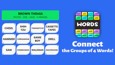 Words: Associations Word Game header