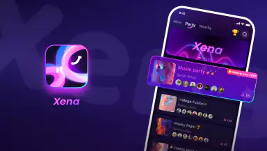 Xena - Group Voice Party header