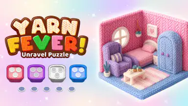 Yarn Fever! Unravel Puzzle header
