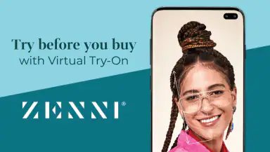 Zenni | Try On & Buy Glasses header