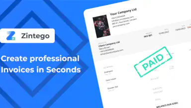 Zintego - Invoice Maker header