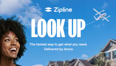 Zipline - Drone Delivery header
