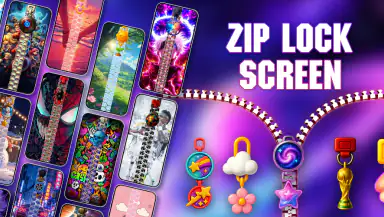 Zipper Lock Screen: Zip Style header