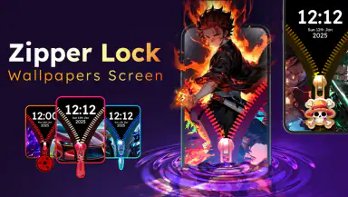 Zipper Lock Wallpapers Screen header